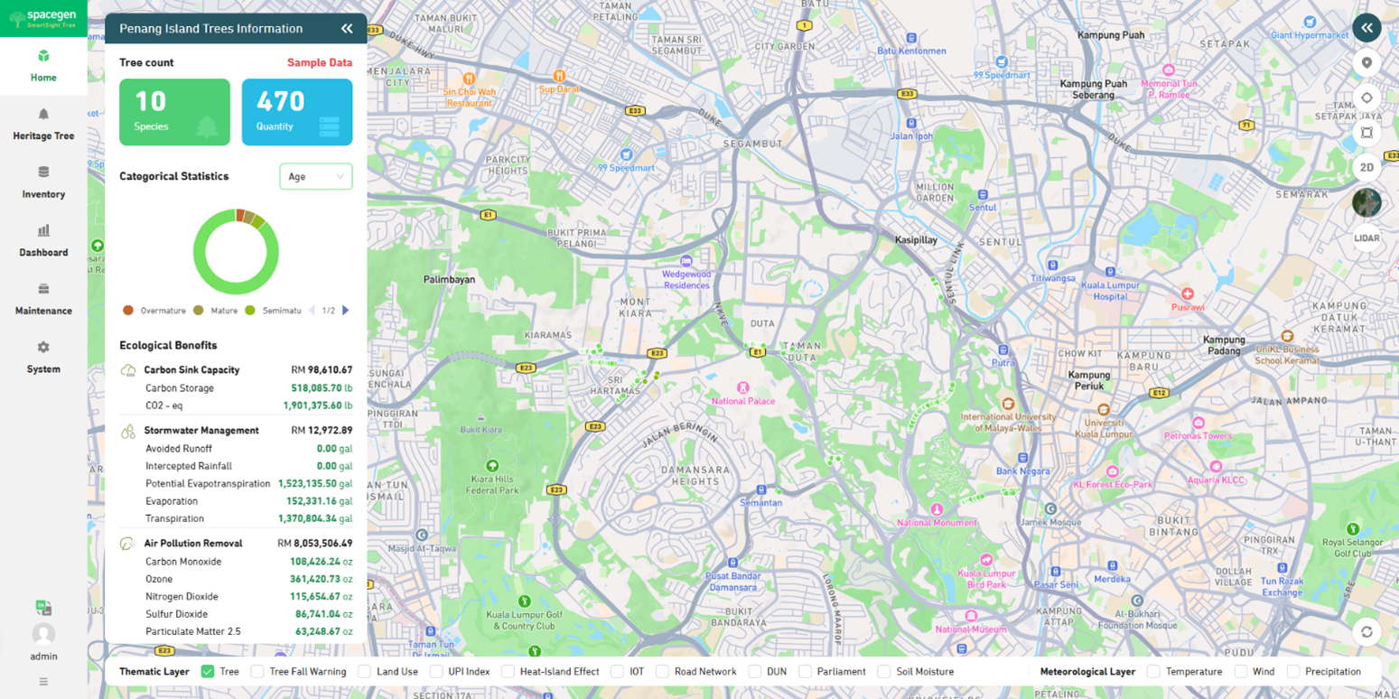 SmartSight Tree – AI-Powered Urban Tree Intelligence - SPACEGEN